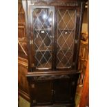 Old Charm style glazed corner unit