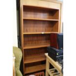 20thC teak veneer bookcase