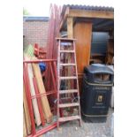 Collection of Vintage Painters Ladders