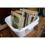 Basket of assorted Vinyl Records