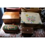 Collection of assorted Wooden boxes