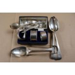 Collection of 19thC and later Silver Flatware 510g total weight