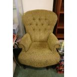 Upholstered button back Chair