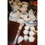 Royal Doulton Pastorale pattern dinner service