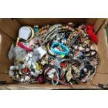 large box of assorted Costume jewellery