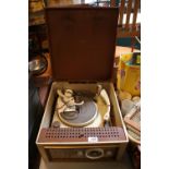 Vintage KB Radio Tunetime record player