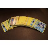 Quantity of Pokémon playing cards to include Surfing Pikachu, Exeggutor (japan), Raticate, Poliwag