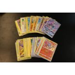Quantity of Pokémon playing cards to include Alolan Golem,Solgaleo, Goodla, Fletchling etc
