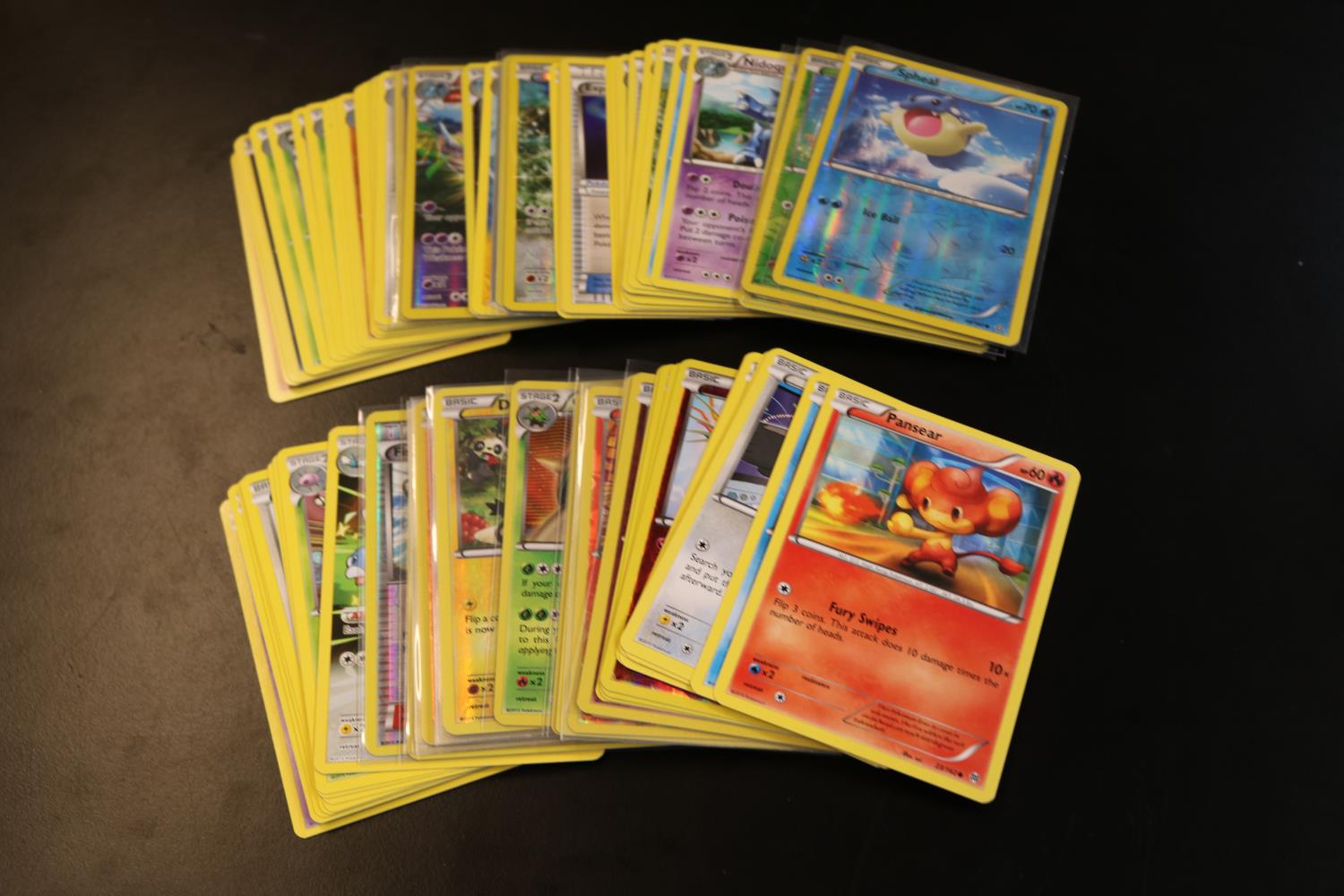 Quantity of Pokémon playing cards to include Dedenne, Floette, Drilbur, Nidoqueen etc