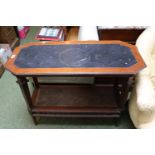 Aesthetics movement Mahogany side table with under tier