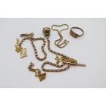 Collection of assorted 9ct Gold Jewellery 26g total weight