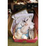 Box of assorted Ceramics inc. Minton Marlow, Wedgwood figurine etc