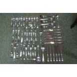 Auerhahn 800 Silver & Inox Silver and Silver handled set of Cutlery 2000g total weight (without