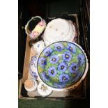 2 Boxes of assorted Ceramics inc. Aynsley, Royal Worcester etc