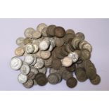 Approx. 100 pre 1947 part Silver coins 647g