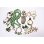 Collection of assorted Ladies Silver, Jade and other jewellery
