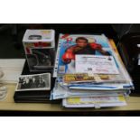 Collection of The Ring Boxing magazines some signed to include Mike Tyson, Evander Holyfield,