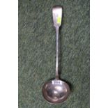 Large Fiddle Pattern Silver Ladle London 1837 310g total weight