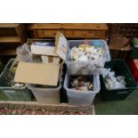 6 Boxes of assorted Ceramics and glassware