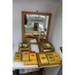Collection of Smoking advertising items inc. Wills Woodbines advertising Mirror, Wills Gold Flake