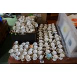 Very Large Collection of Crested and Miniature Crested Shaving Mugs
