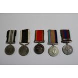 Collection of World War 2 Allied Forces Service Medals: