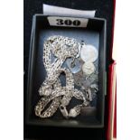 Collection of assorted Silver Jewellery inc. Necklace, Cufflinks etc