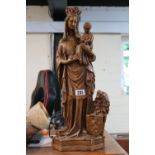 Figure of the Madonna and Child 58cm in Height