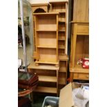 Collection of assorted Pine Bookcases