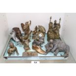 Interesting collection of Metal figures inc. Asian Deities, Classical figures etc
