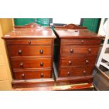 Pair of Good Quality Bedside chests with brushing slides