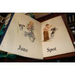 2 1950s Nursery Aids or Posters of Jane & Spot