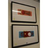 Pair of Limited edition prints by Charlotte Cornish entitled Solitude I & Solitude II