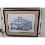 Framed Picture of a sailing boat signed in Pencil 187 of 199
