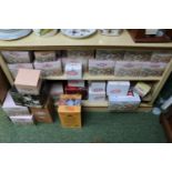 Large collection of Boxed David Winter Cottages