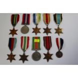 10 World War Two medals to include: