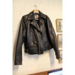 Retro Champion Clothing Rivetts of Leytonstone Leather Bikers Jacket