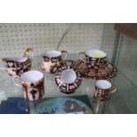 Collection of Royal Crown Derby Old Imari tableware inc. Cream Jug, Sucrier etc