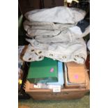 Collection of Military and wartime related ephemera inc. Aircraft Recognition manual, Canvas bag etc