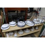 Extensive Royal Doulton Sherbrooke pattern dinner service H5008