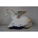 Royal Crown Derby Pegasus First of a Pair of Mythical Beasts exclusive to Goviers of Sidmouth