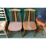 Pair of Ercol style chairs