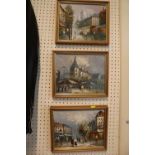 2 Framed Oil on canvas paintings by Burnett and another one