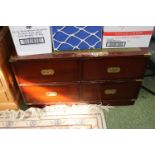 Modern Chest of 4 drawers with brass drop handles