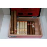 Romeo Y Julieta Churchill and H Upman Coronas Junior Tubes x 4 and other cigars