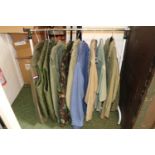 Collection of assorted Military related Fatigues and uniforms