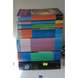 Collection of Harry Potter by J K Rowling by Bloomsbury books to include 1st Editions