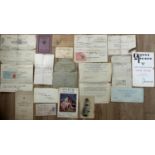 Collection of Ephemera mostly 1930's including St James Club, The Savoy Hotel, Lyceum Theatre,