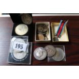 Collection of assorted Coins and a Normandy Campaign Miniature medal on ribbon