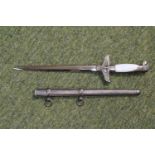 Reproduction Third Reich Nazi Dagger with Eagle handle and scabbard